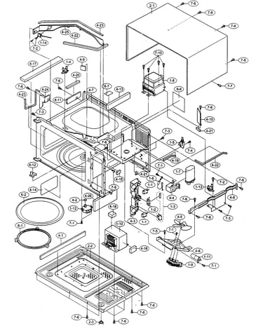 Oven/cabinet parts