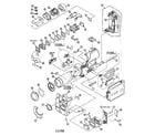 Panasonic PV-DC252 cabinet parts rt diagram