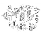 JVC GR-DVP3UM cabinet parts diagram