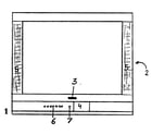 Panasonic CT-27SX12AUF cabinet parts diagram