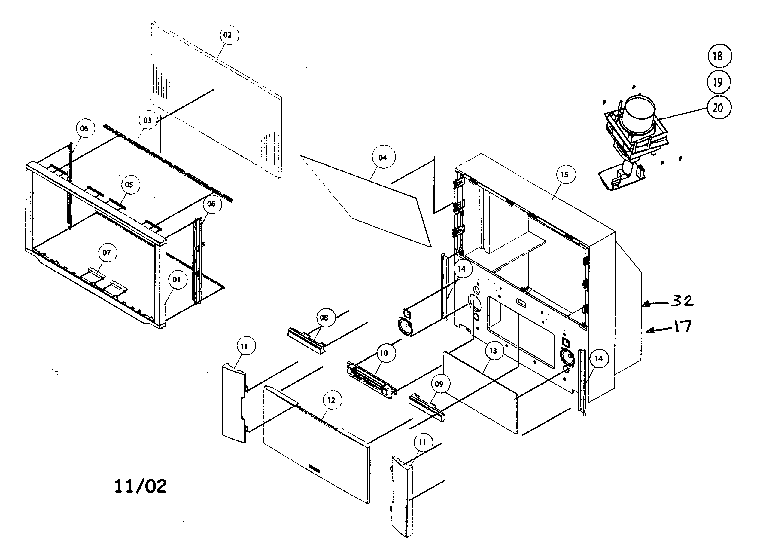Cabinet parts