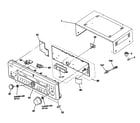 Sony STR-DE685 cabinet parts diagram