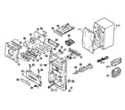 JVC FS-L30 cabinet parts diagram