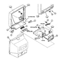 JVC AV-36360 cabinet parts diagram