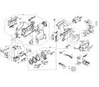 JVC GR-DVL320U cabinet parts diagram