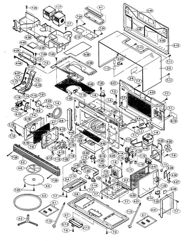 Oven/cabinet parts