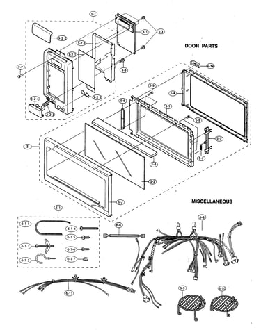 Control panel/door parts/miscellaneous