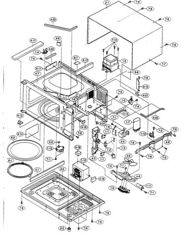 Oven/cabinet parts
