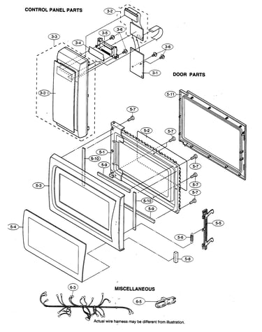 Control panel/door parts/miscellaneous
