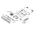 Sony SLV-D100 cabinet parts diagram