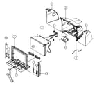 Samsung TXM3098WHF cabinet parts diagram