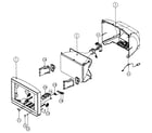 Samsung TXM3096WHF cabinet parts diagram