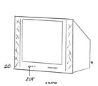 Magnavox 29LW602231 cabinet parts diagram