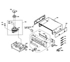 JVC HR-S7900U cabinet parts diagram