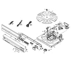 Panasonic DVD-CP72P cabinet parts diagram