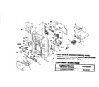 Sony MHC-GS100 cabinet parts diagram