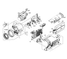 Sony DCR-TRV140M cabinet parts diagram