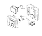 Toshiba MD20FM1R cabinet parts diagram