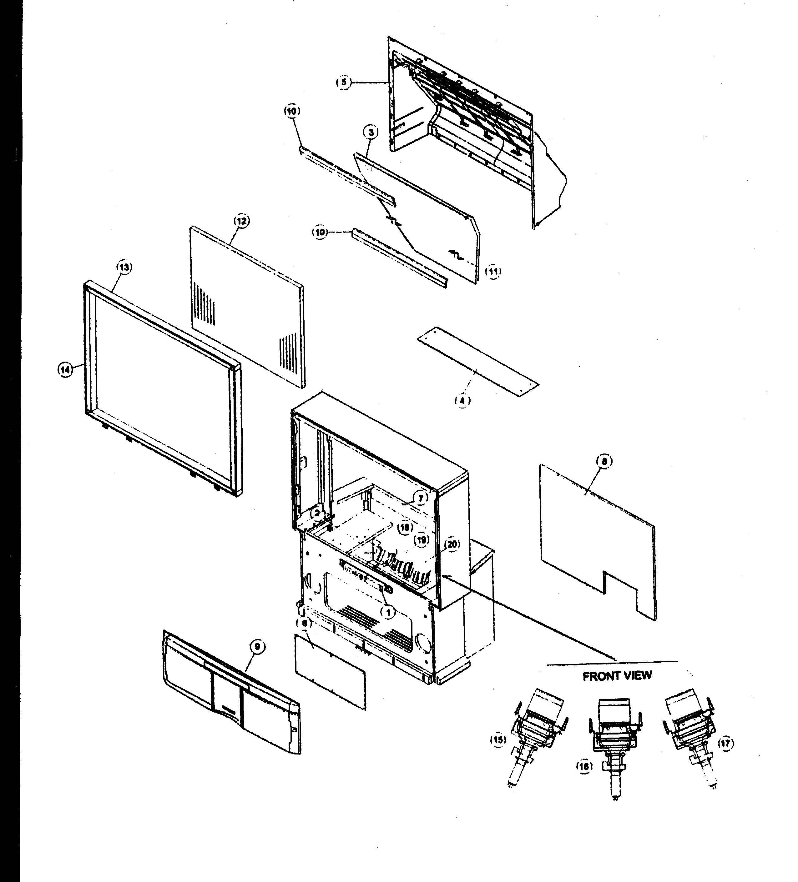 Cabinet parts