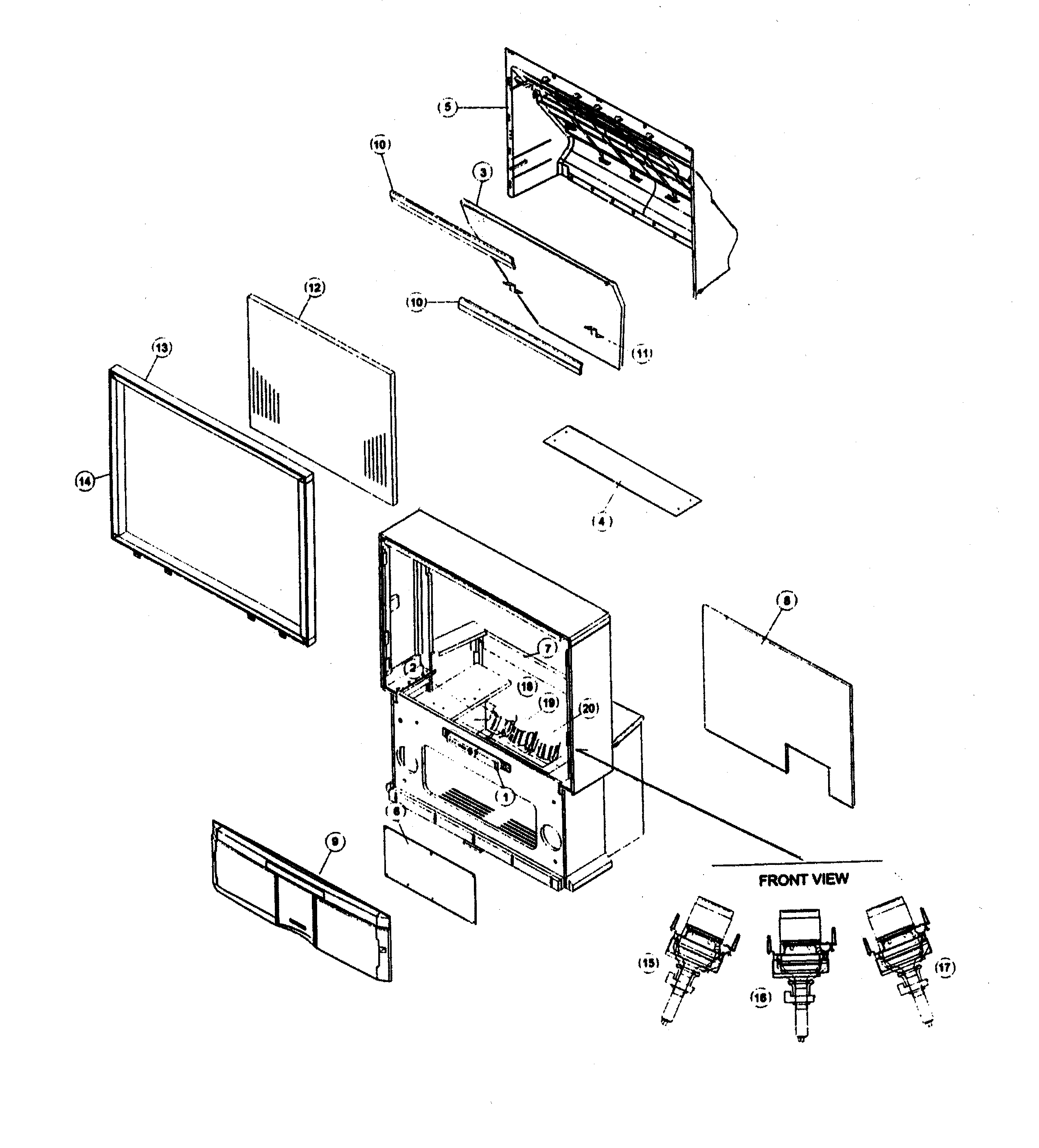 Cabinet parts