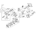 JVC GR-DVL120U cabinet parts 2 diagram