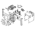 JVC NX-HD10 cabinet parts diagram