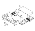 JVC XV-S200BK cabinet parts diagram