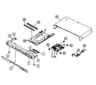 JVC XV-N5SL cabinet parts diagram
