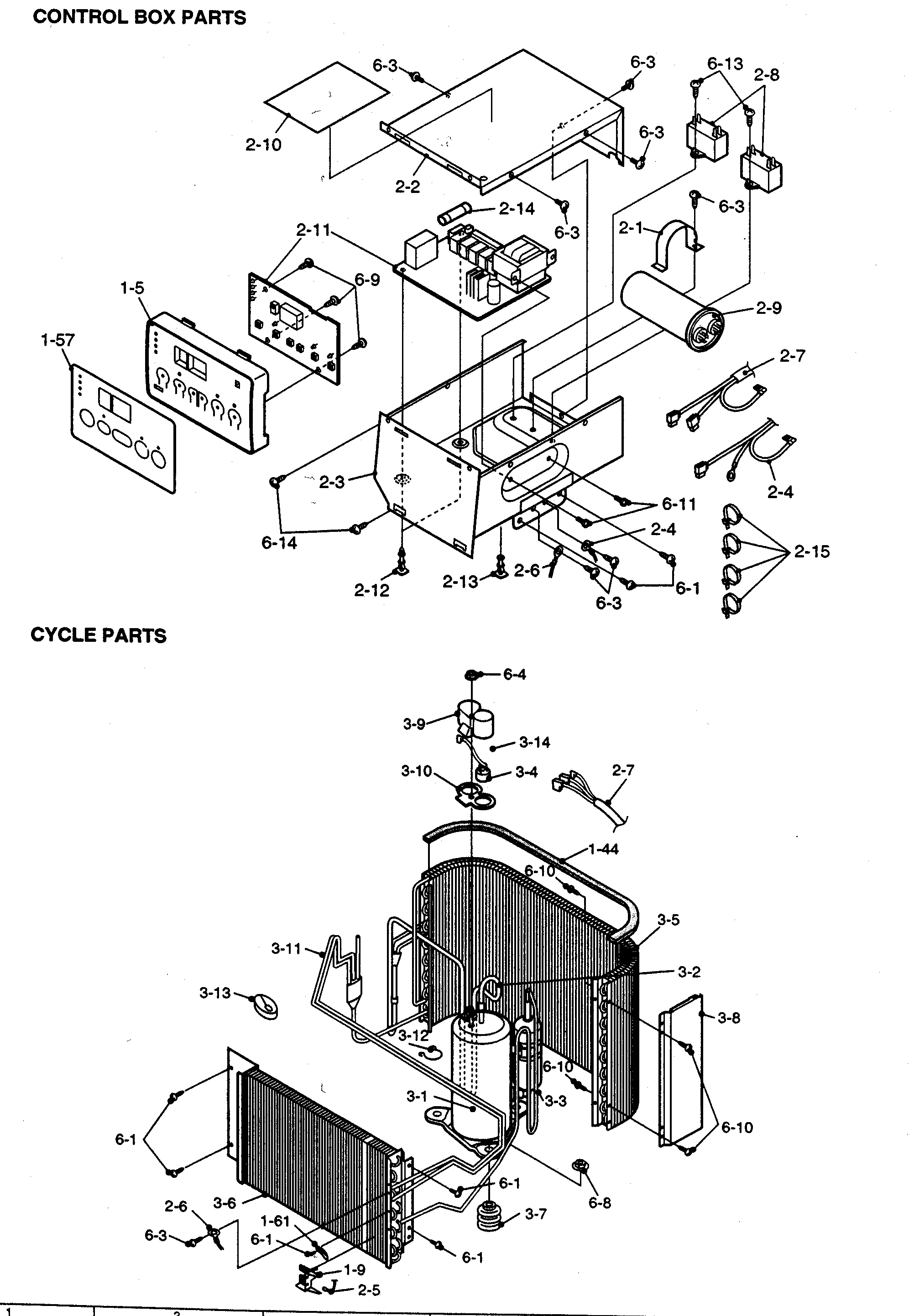 Control box parts/cycle parts