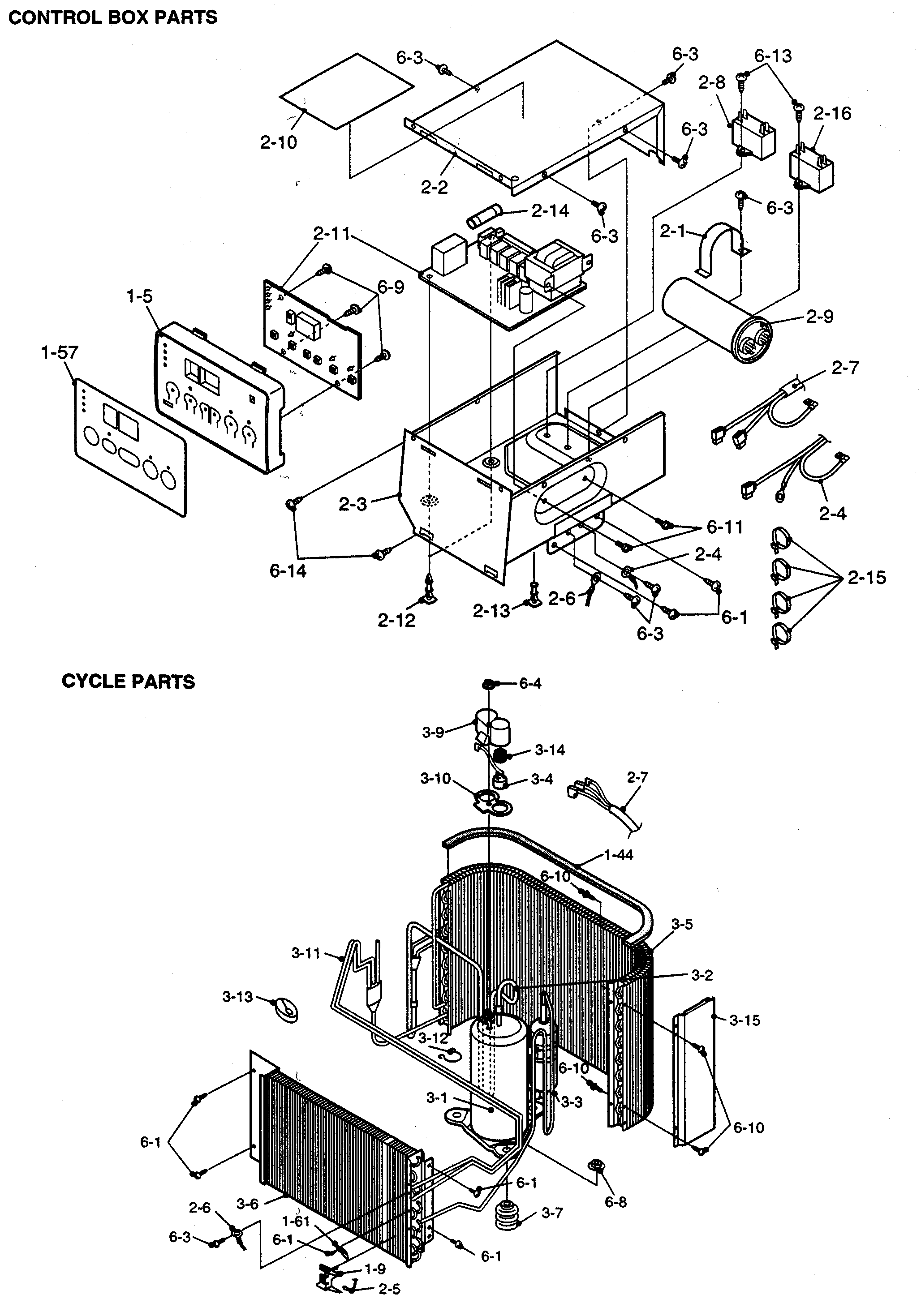 Control box parts/cycle parts