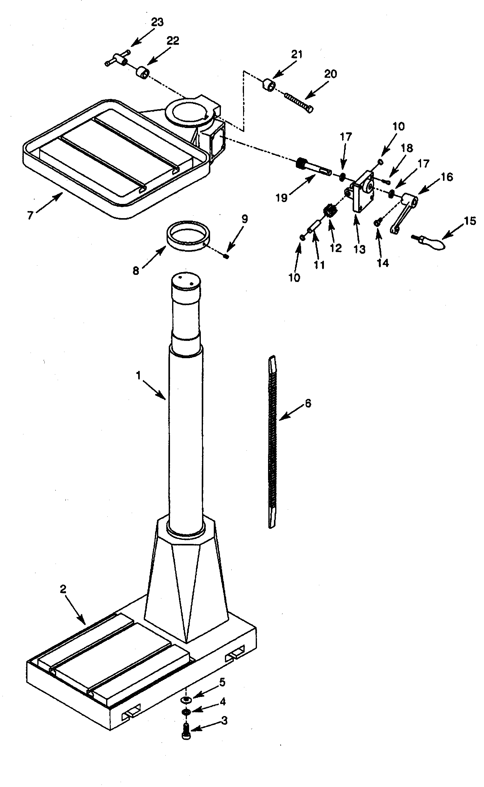 Base and table