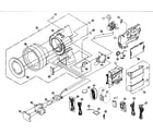 Panasonic PV-DV202 cabinet parts diagram