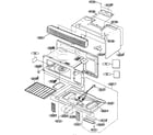 Kenmore 72162642200 oven cavity diagram