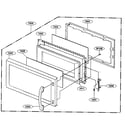 Kenmore 72162643200 door diagram