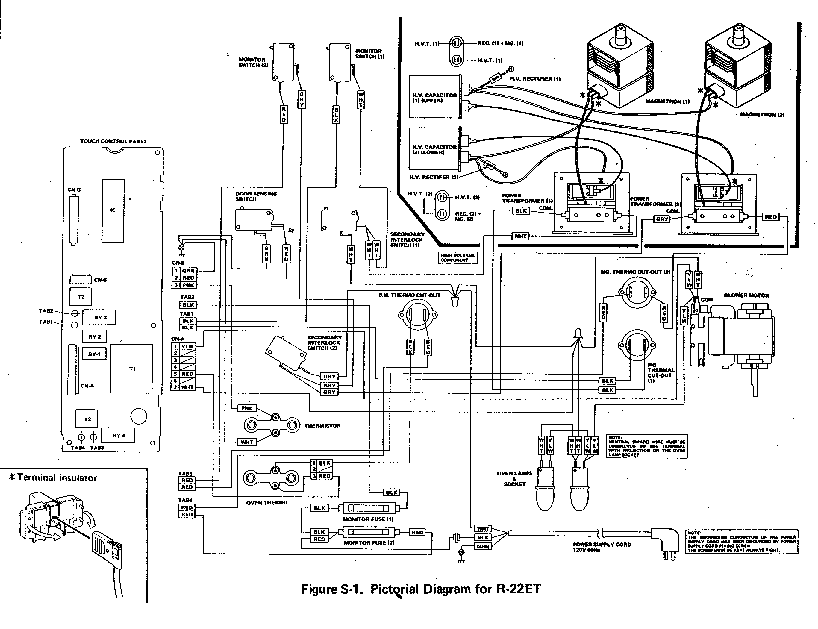 WIRING DIAGRAM R-22ET