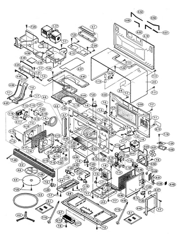 Oven/cabinet parts