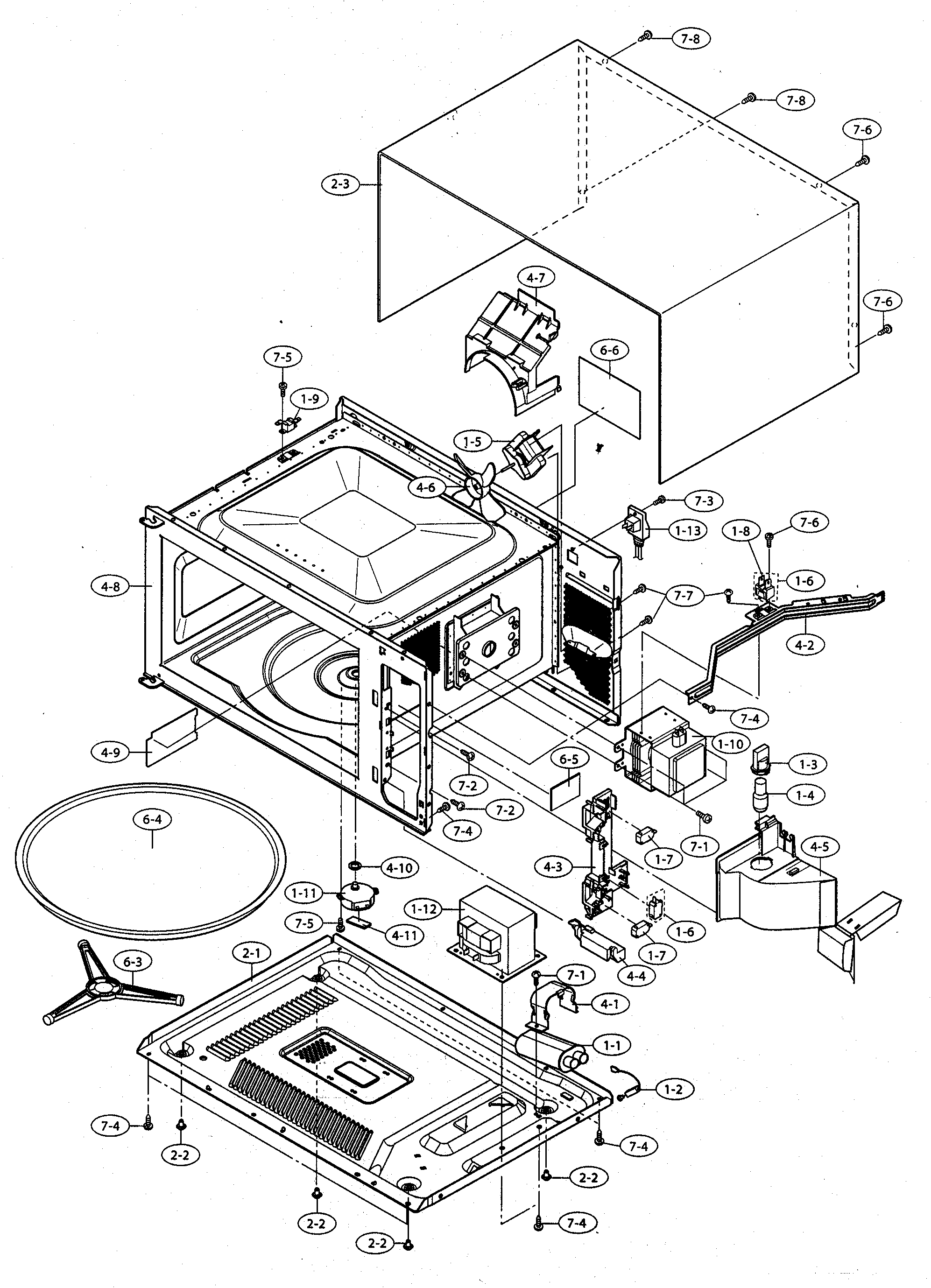Oven/cabinet parts