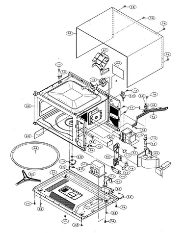 Oven/cabinet parts