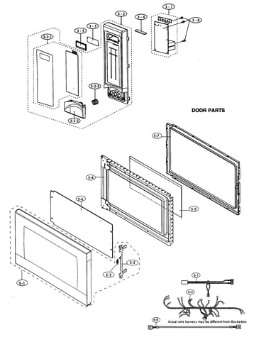 Control panel/door parts