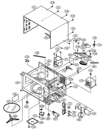 Oven/cabinet parts