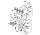 Kenmore 72162629200 oven cavity diagram