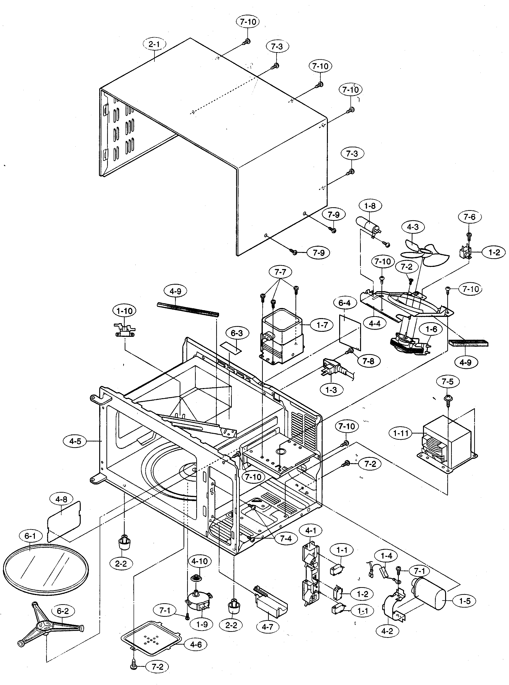 Oven/cabinet parts