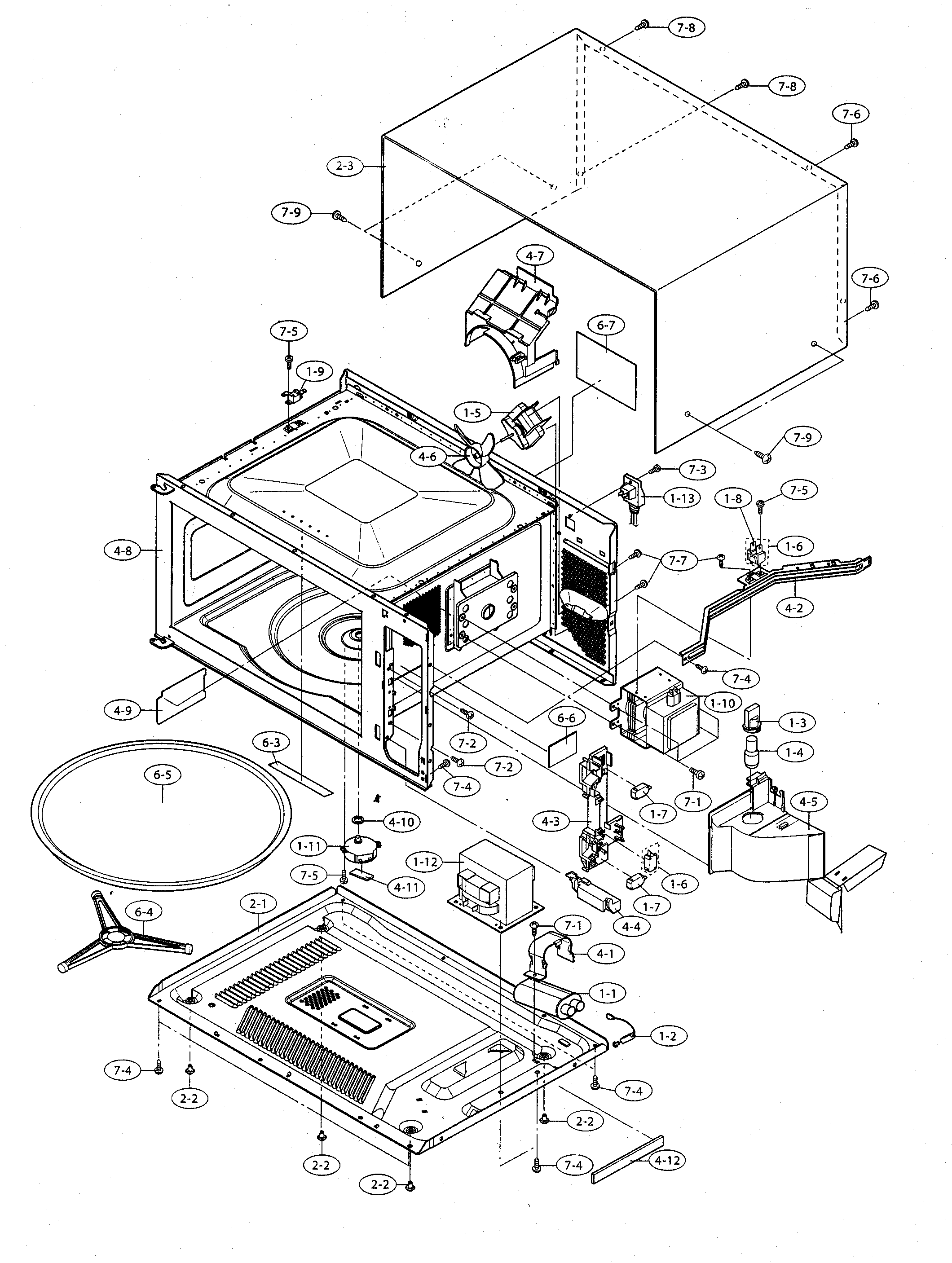 Oven/cabinet parts