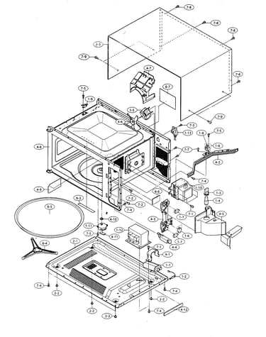 Oven/cabinet parts