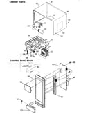 Cabinet/control panel parts