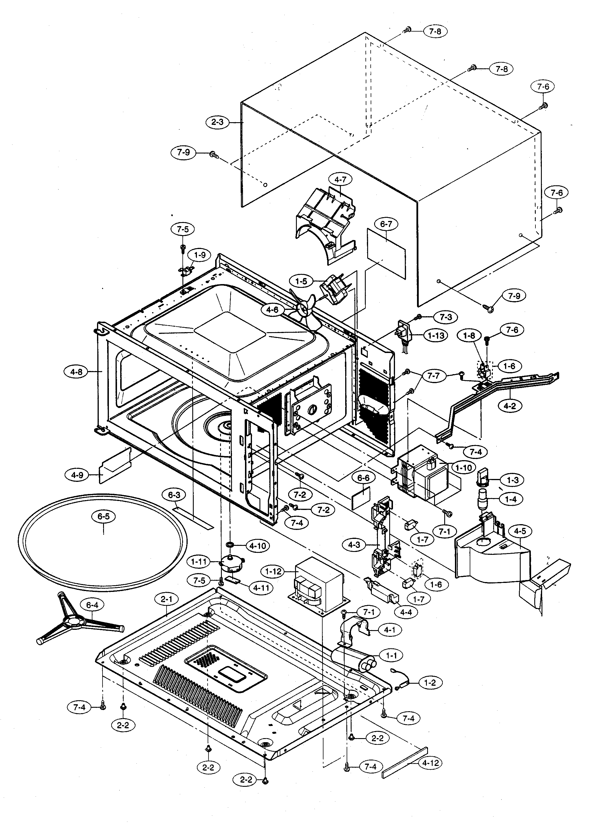 Oven/cabinet parts