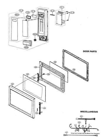Control panel/door parts/miscellaneous
