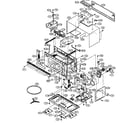 Sharp R-1514 oven/cabinet parts diagram