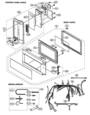 Control panel/door parts/miscellaneous