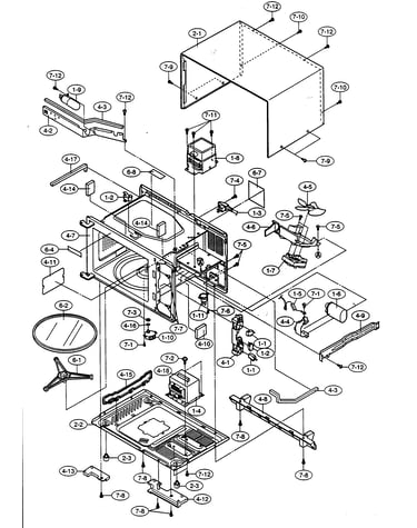 Oven/cabinet parts
